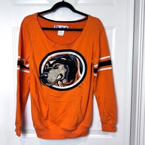 College Classics Scoop neck UT GBO Smokey Lightweight Sweatshirt Sparkly